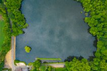 AERIAL ART - Holtmuehlen Lake - Wegberg - Germany 01 AERIAL ART - Holtmuehlen Lake - Wegberg - Germany 01