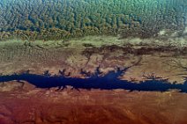 GEO ART - AMU DARYA RIVER - KARAKUM DESERT - TURKMENISTAN