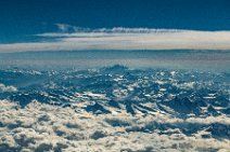 GEO ART - View over the Alps with Mont Blanc and Matterhorn GEO ART - View over the Alps with Mont Blanc and Matterhorn