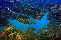20110727_154552_GREECE_KREMASTA_RESERVOIR GEO ART: GREECE, western region; KREMASTA RESERVOIR, main river: ACHELOOS; within the PINDOS MOUNTAINS; one of the largest reservoirs in the world