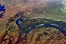 GEO ART - LANDSCAPE WITH LAKE NEAR AKTEPA - SOUTHERN UZBEKISTAN 1 GEO ART - LANDSCAPE WITH LAKE NEAR AKTEPA - SOUTHERN UZBEKISTAN 1