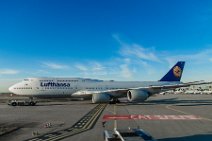 LUFTHANSA BOEING B747-8 D-ABYL ON TOW 3 LUFTHANSA BOEING B747-8 D-ABYL ON TOW 3