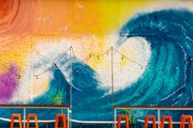 Wave painting on a wall - Clearwater - Florida - USA 01 Wave painting on a wall - Clearwater - Florida - USA 01.jpg