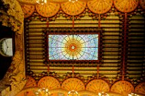 COLORED GLASS MOSAIK OF THE PALAU DE LA MUSICA CATALANA - BARCELONA - SPAIN 03 COLORED GLASS MOSAIK OF THE PALAU DE LA MUSICA CATALANA - BARCELONA - SPAIN 03